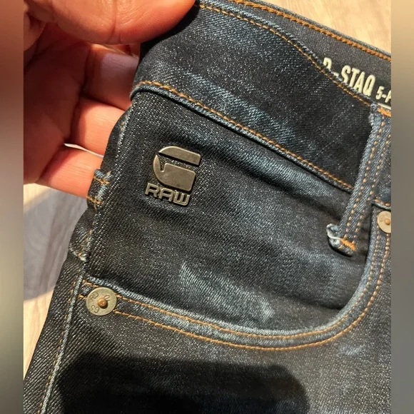 G-Star Raw - D-Staq 3D 5-Pocket Slim Jeans / 29 / Dark Aged